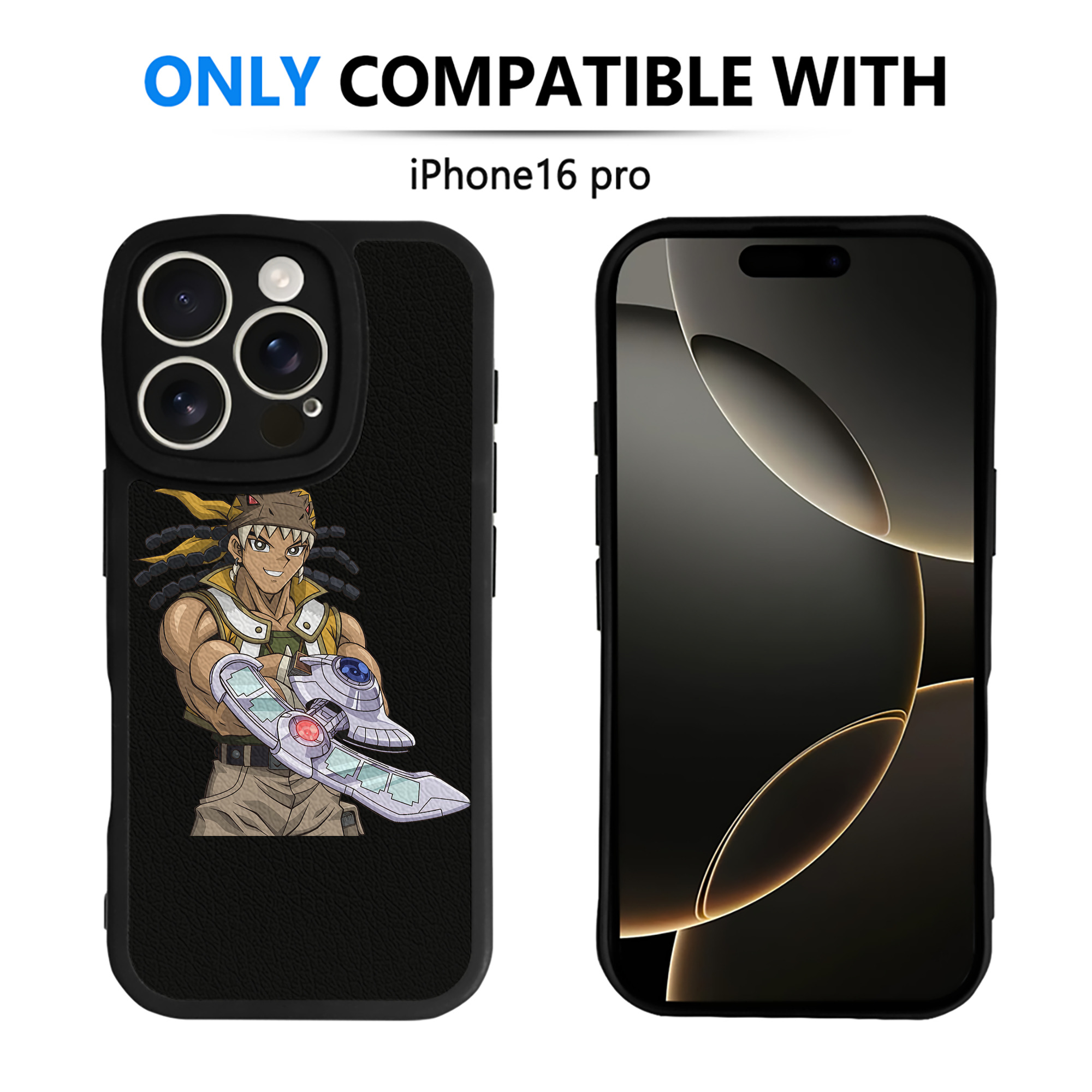 遊☆戯☆王 Yu-Gi-Oh! 【iPhone 16シリーズ対応】シリコンスマホケース（レザー調） 材質：シリコン